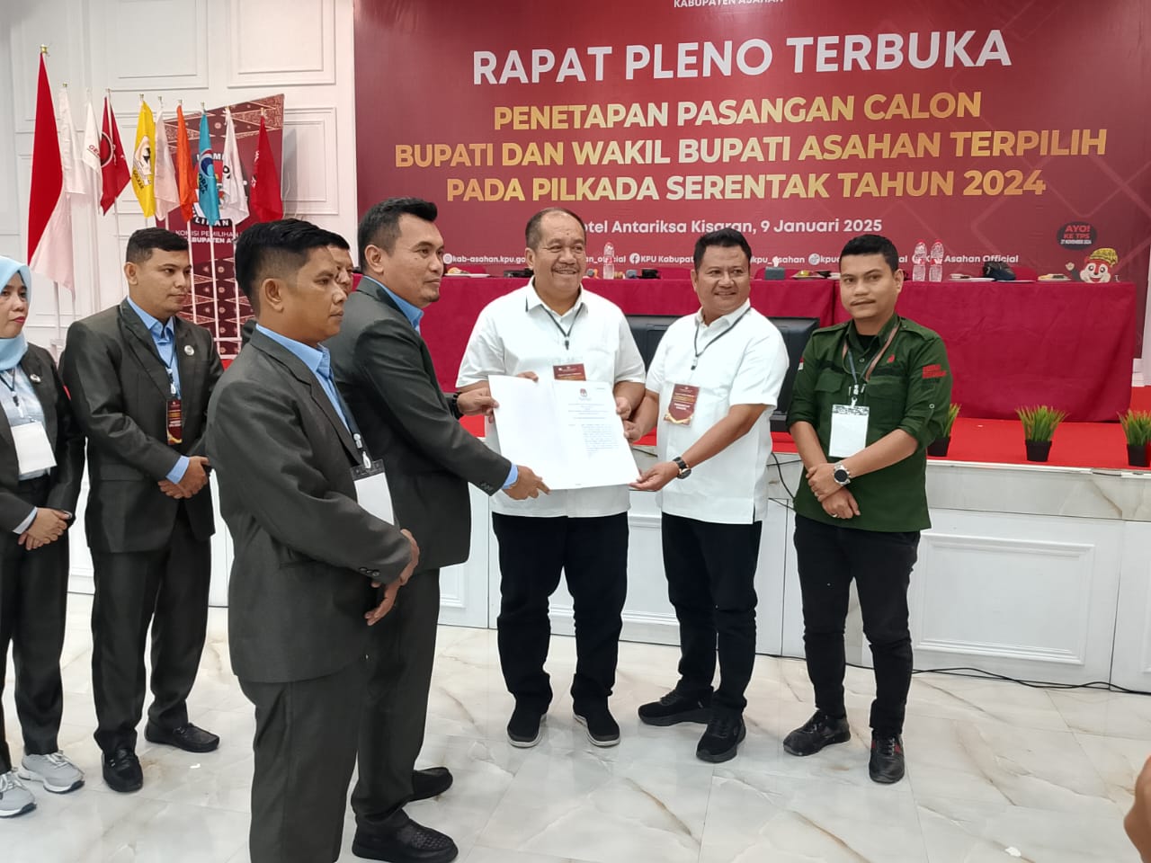 Penetapan Bupati&Wabup Terpilih Asahan 2024