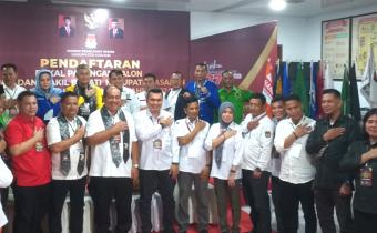 Pendaftaran Bacalon Bupati dan Wabup Asahan 