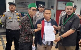 HMI serahkan pernyataan sikap ke Bawaslu Asahan