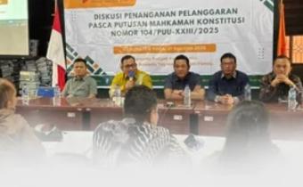 Diskusi Putusan MK 104 di Kab. Toba